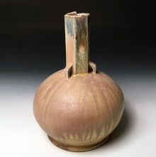 Moon Vase Stoneware, soda fired, glazes 13”h x 10” x 10” 2017