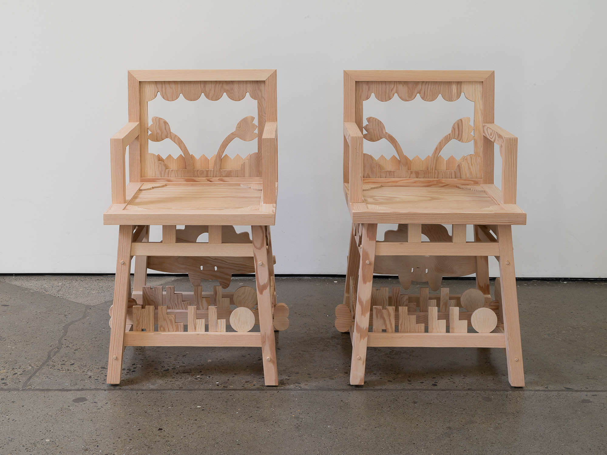 Jeffry Mitchell, Chairs, 2019