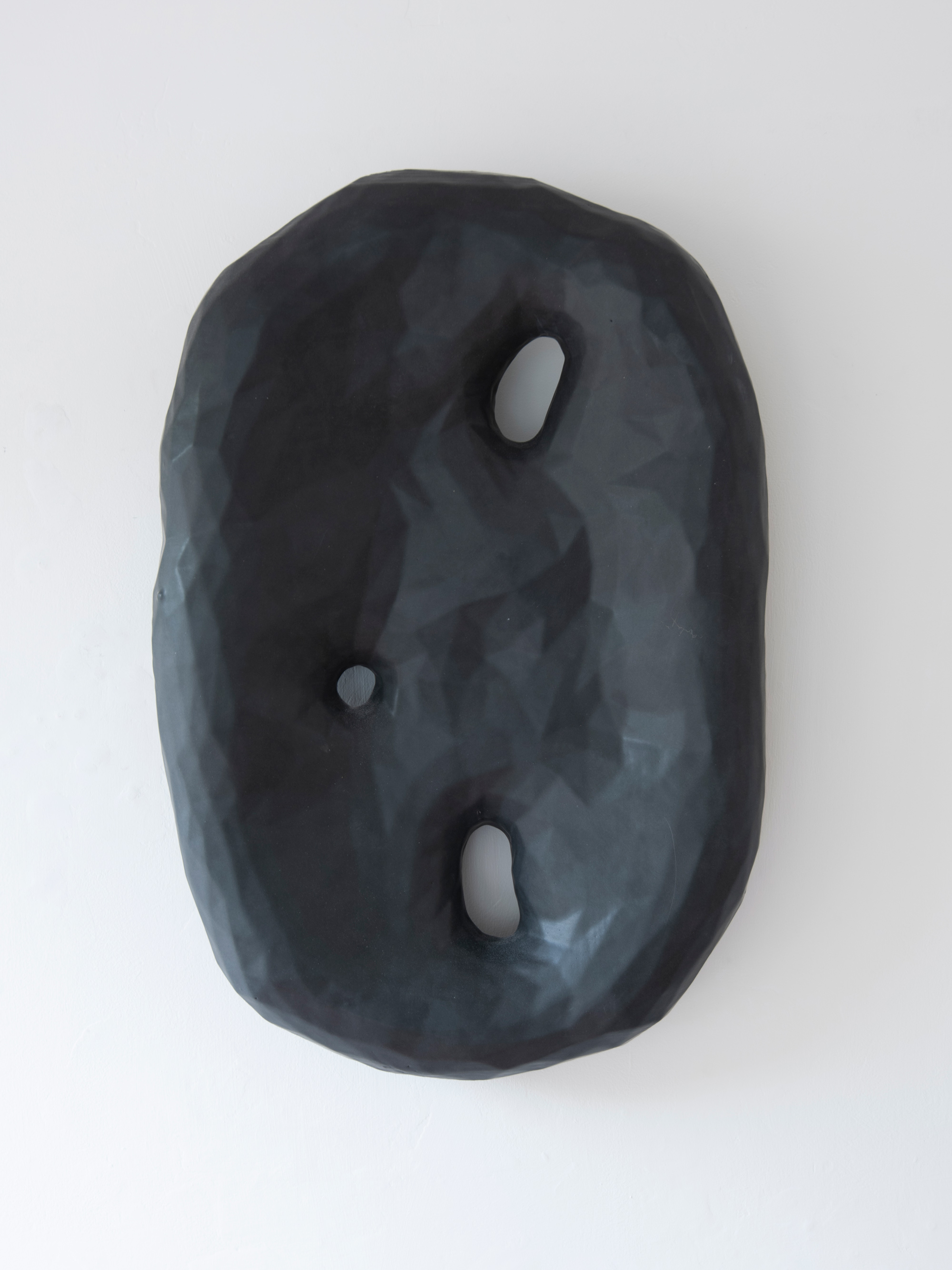 Del Harrow, Bowl/Basin/Mask (Black), 2021