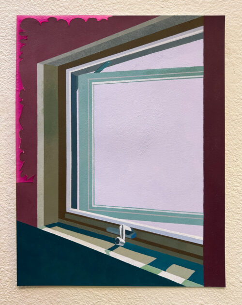 Window #6 painting by Elizabeth Ferrill