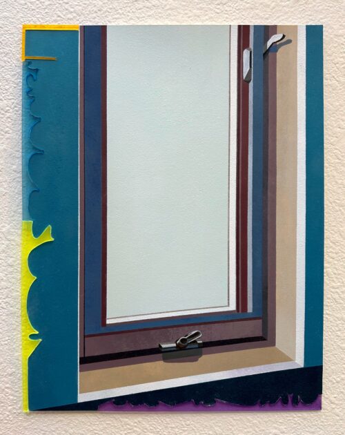 Window #4 painting by Elizabeth Ferrill
